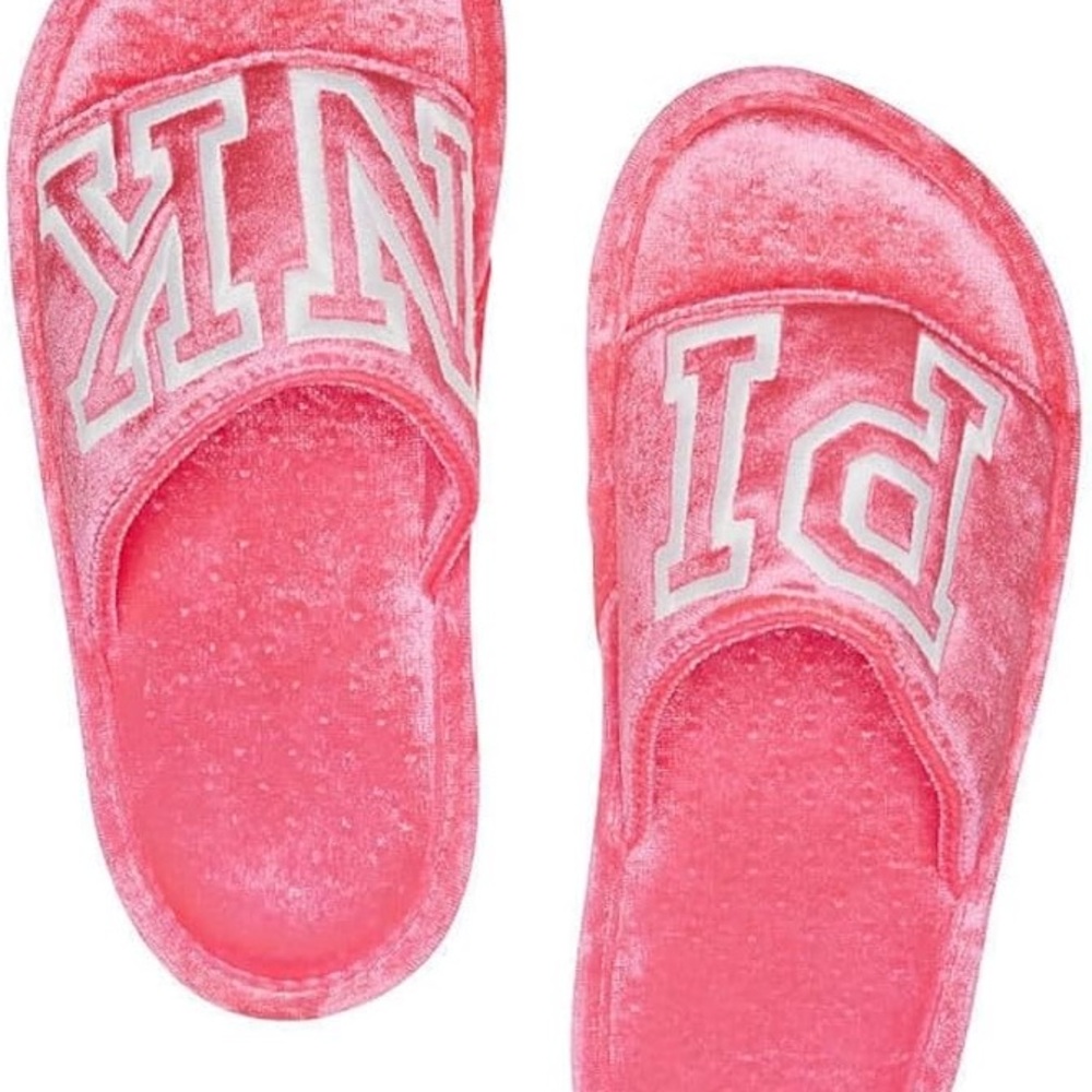 Victoria's Secret PINK Women's Pink Slides S/M